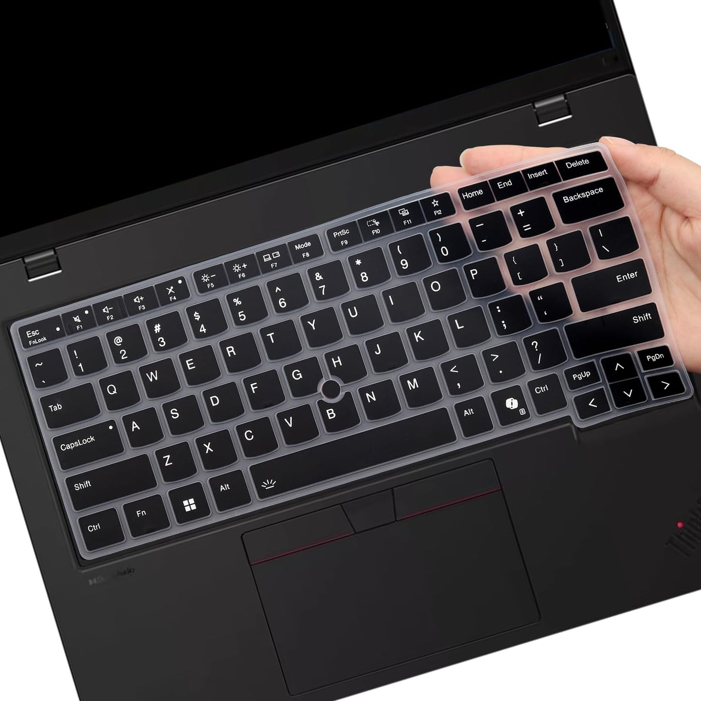 Black Keyboard Cover for 14-Inch Laptops