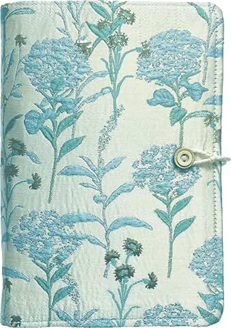 Blue Flower Embroidery Refillable Journal for Women