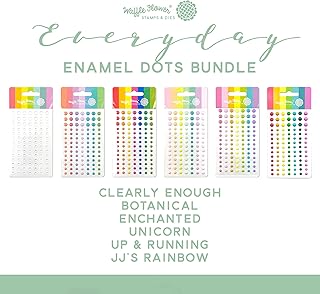 Enamel Dots Bundle with 98 Self-Adhering Dots