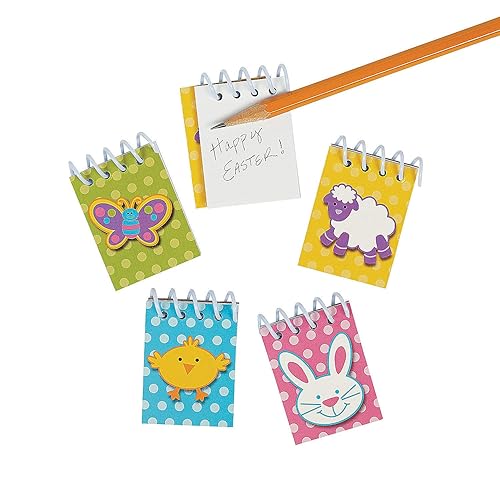 Mini Spiral Notepads Bulk Set of 48
