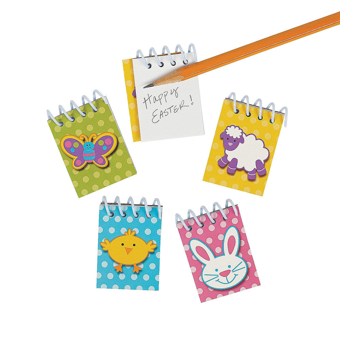 Mini Spiral Notepads Bulk Set of 48
