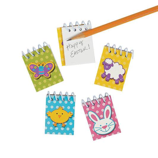 Mini Spiral Notepads Bulk Set of 48