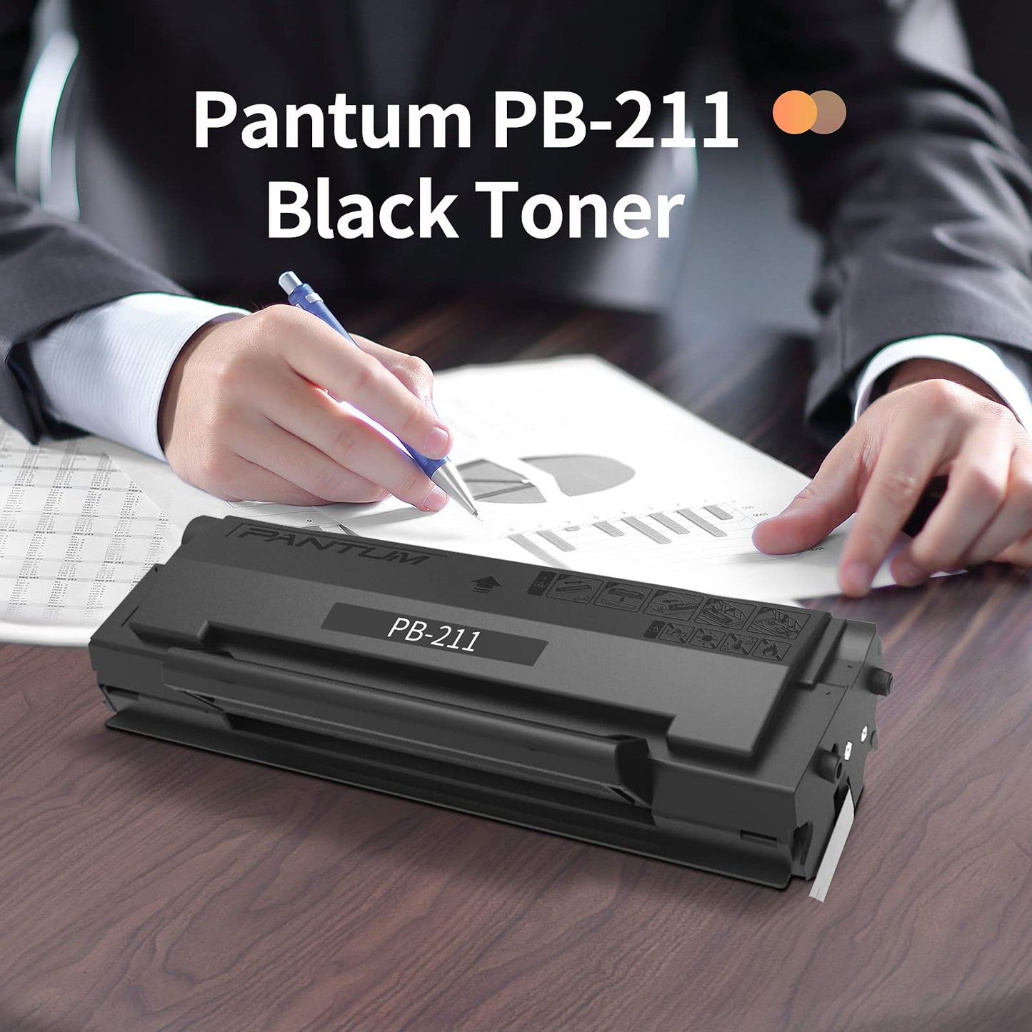 PB-211 Toner Cartridge Black for P2500W, P2502W, M6550NW, M6600NW, M6552NW, M6602NW