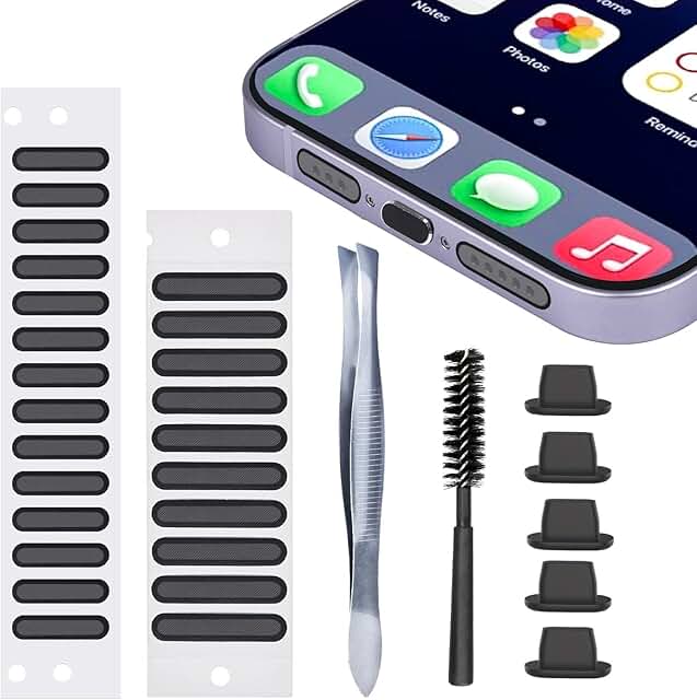 Phone Speaker Dust Cover and Cleaning Kit