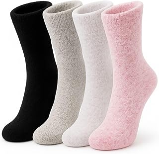 Ultra Soft Merino Wool Crew Socks for Women