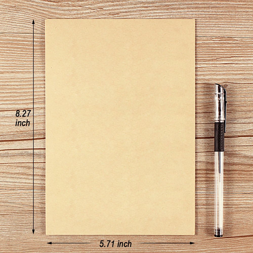 Vintage Kraft Stationery Paper, 100 Sheets, A5, 120gsm