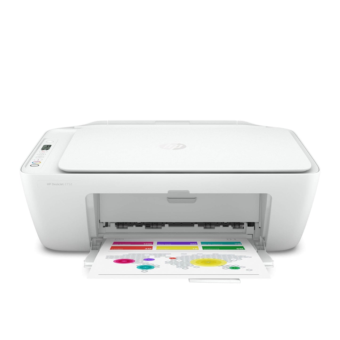 DeskJet 2752 Wireless All-in-One Color Inkjet Printer, Scan and Copy with Mobile Printing, 8RK11A (Renewed)