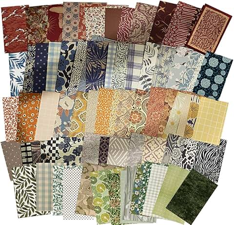 500 Sheets Vintage Scrapbook Paper for Crafts