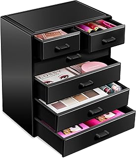 Large Acrylic Makeup and Jewelry Organizer with Drawers