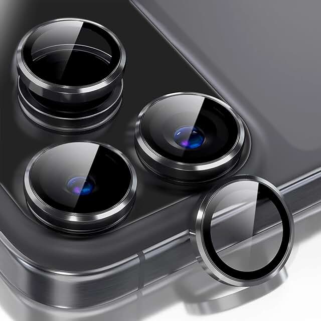 Two Camera Lens Protectors for iPhone 17 Pro Max and 17 Pro