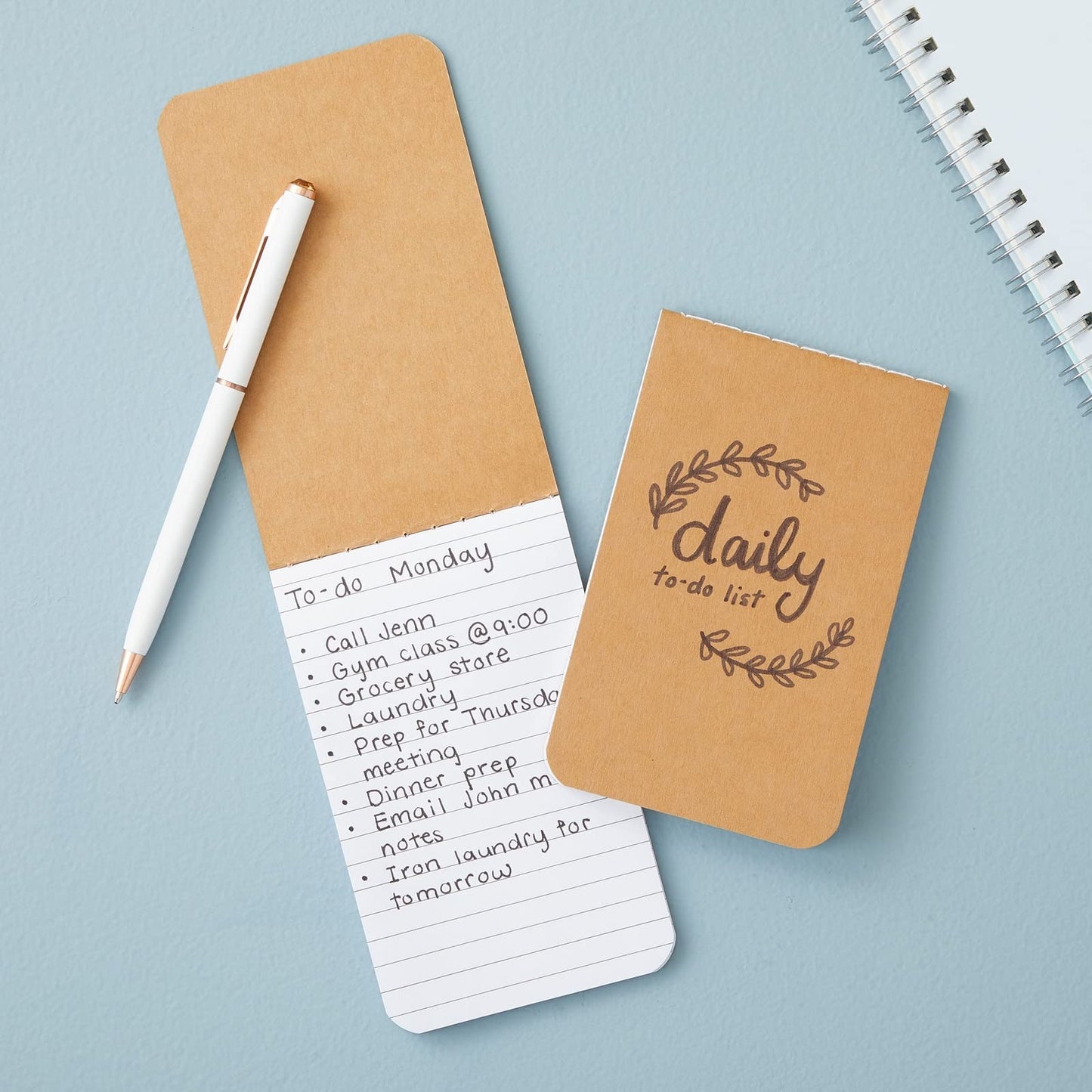 12 Brown Kraft Pocket Notebooks, 2.7 x 4.5 inches