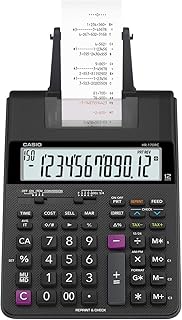 Mini Desktop Printing Calculator for Taxes and Bookkeeping