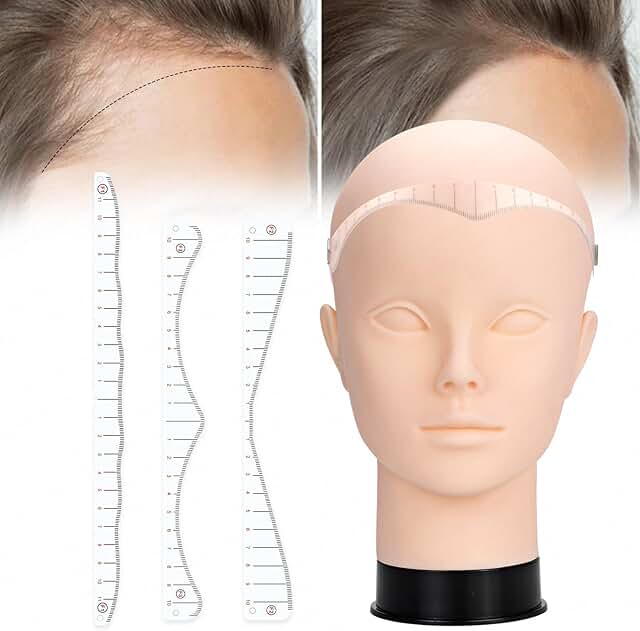 Hairline Stencil Ruler Kit for Scalp Micropigmentation