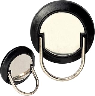 Two U-Shaped Sparkling Phone Ring Holders with 360° Rotation