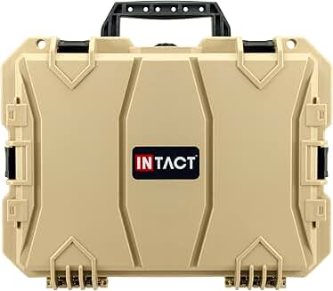 18-inch Durable Camera Case with Foam in Tan