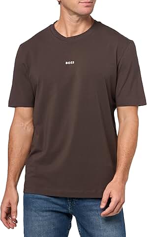 Men's Small Chest Logo Cotton T-Shirt