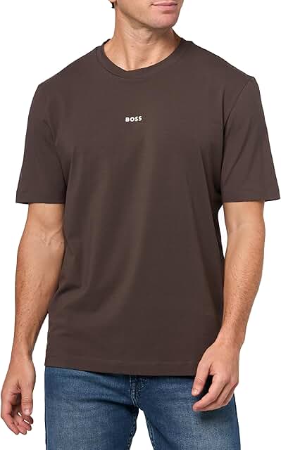 Men's Small Chest Logo Cotton T-Shirt