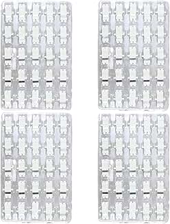 100-pack LC fiber optic duplex adapters