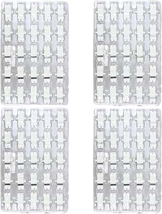 100-pack LC fiber optic duplex adapters