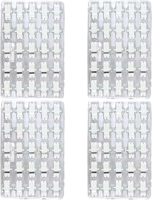 100-pack LC fiber optic duplex adapters