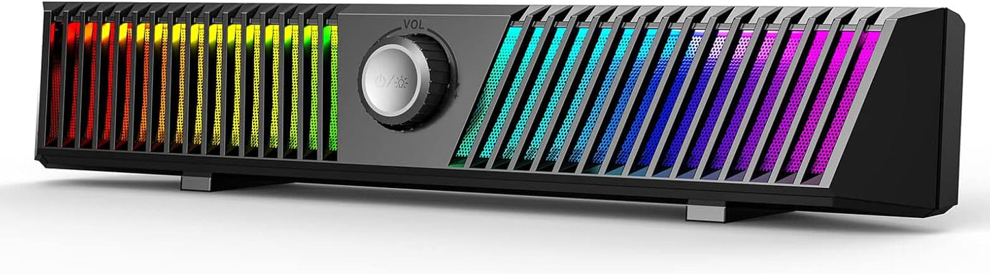 Small Computer Speakers with Bluetooth and Lighting