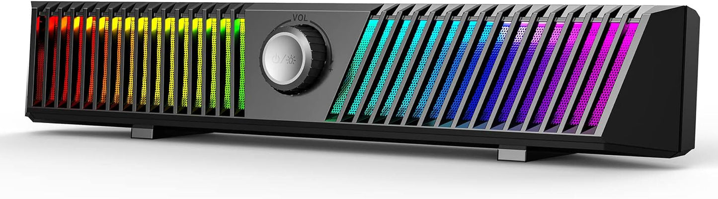Small Computer Speakers with Bluetooth and Lighting
