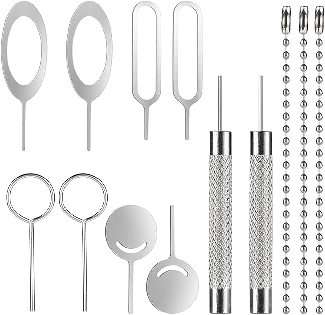 Set of 13 Sim Card Ejector Tools for All Phones