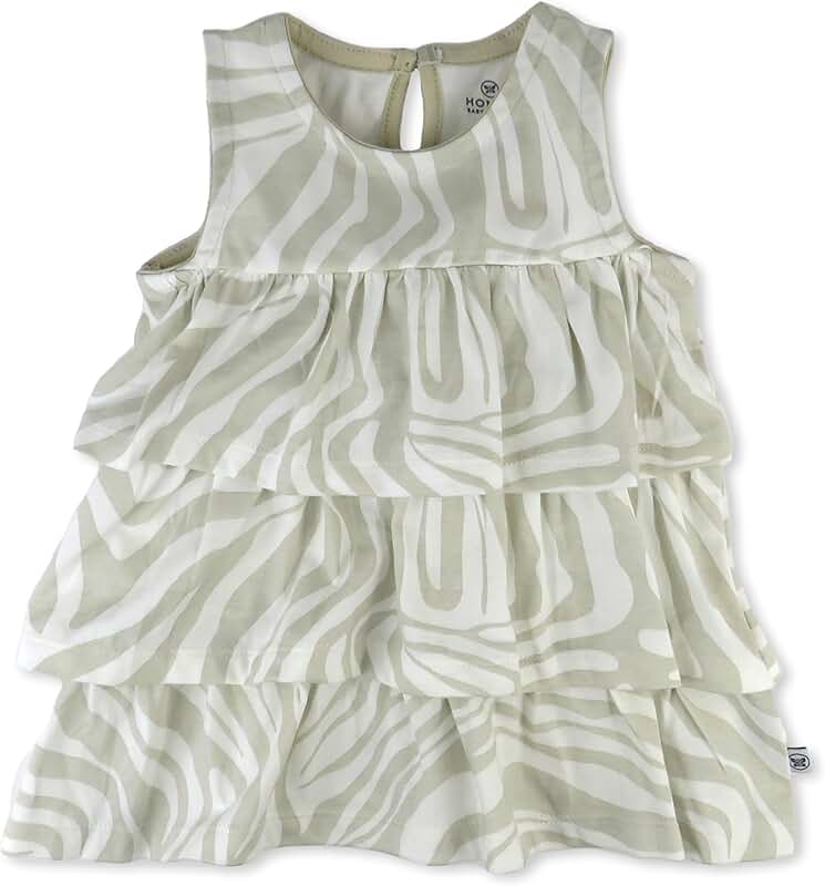 Girl's long sleeve tiered dress