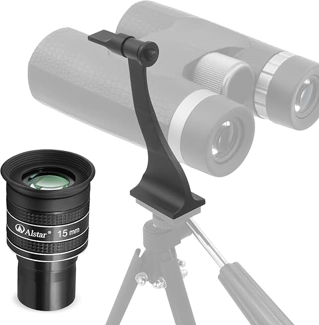 1.25-inch 58° 15mm Telescope Eyepiece with Tripod Adapter