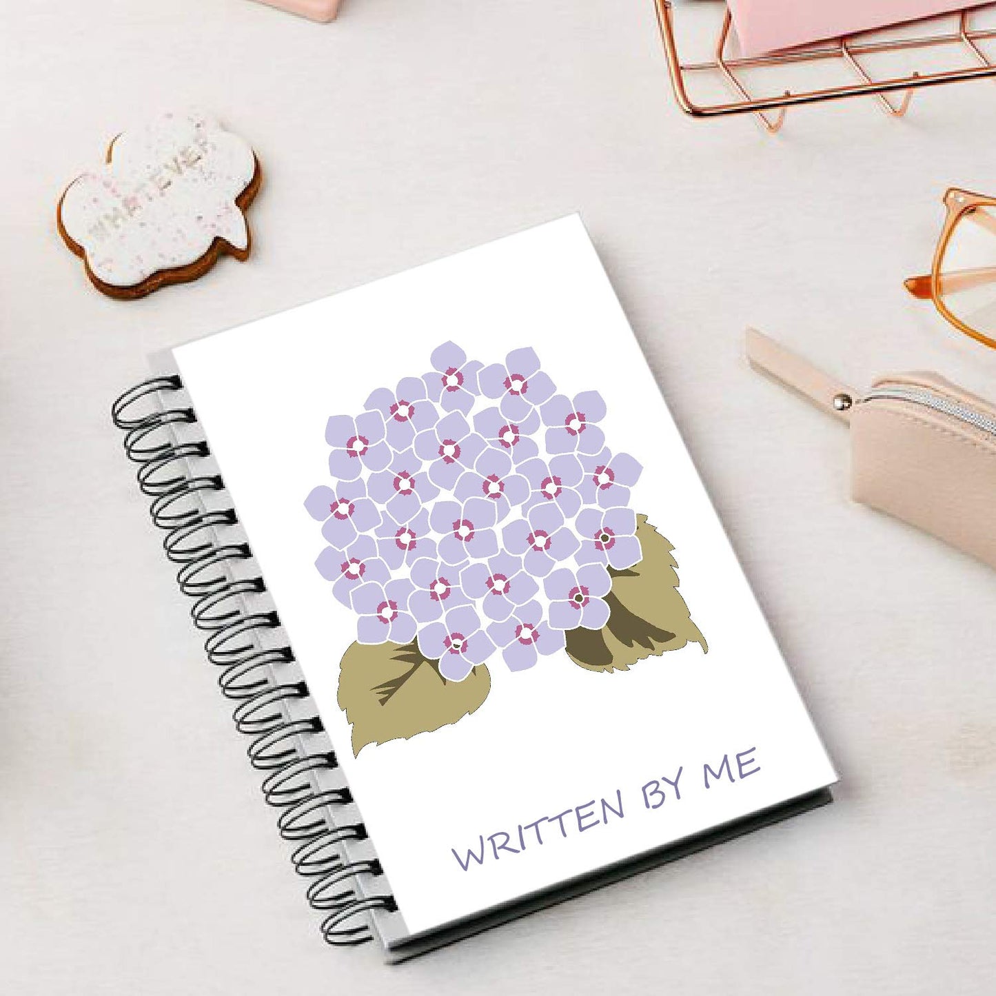 Layered Hydrangea Flower Stencil 6x6 Inch