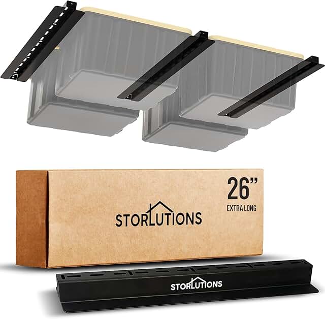 Heavy Duty Adjustable Ceiling Mount Garage Shelving