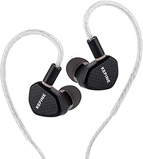 In-Ear Monitor with 10mm Dynamic Driver and Detachable Cable