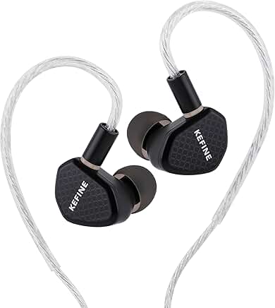 In-Ear Monitor with 10mm Dynamic Driver and Detachable Cable