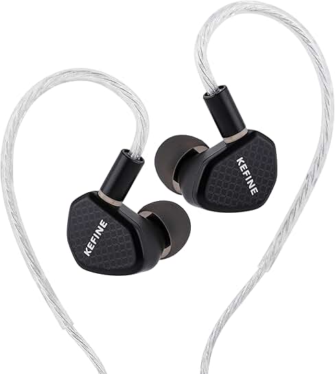 In-Ear Monitor with 10mm Dynamic Driver and Detachable Cable