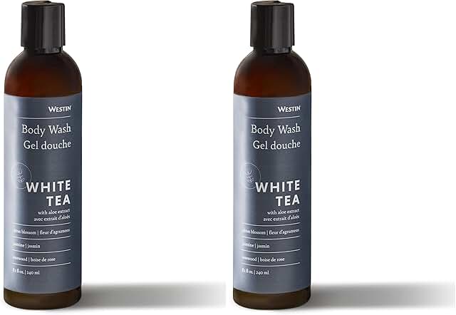 White Tea Aloe Body Wash, 8 oz, pack of 2