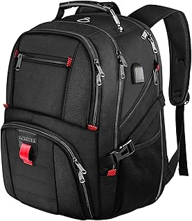 Large Water-Resistant Travel Backpack for Men and Women