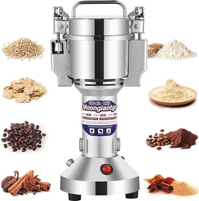Electric Grain and Spice Grinder, 150g, 850W