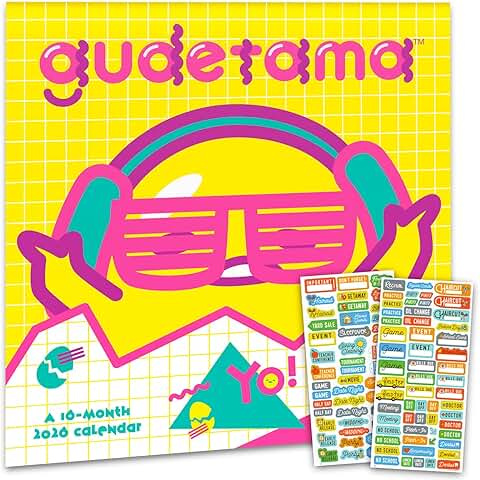 Gudetama 2026 Wall Calendar with Reminder Stickers