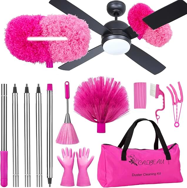 Ceiling Fan Duster with 60-Inch Extension Pole