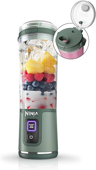 Portable cordless blender for shakes and smoothies