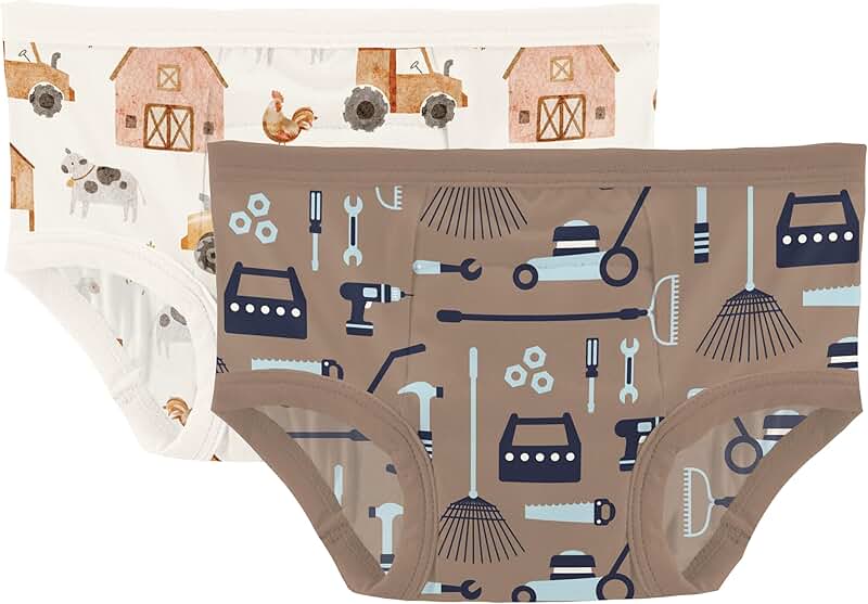Soft potty training underwear set for boys and girls
