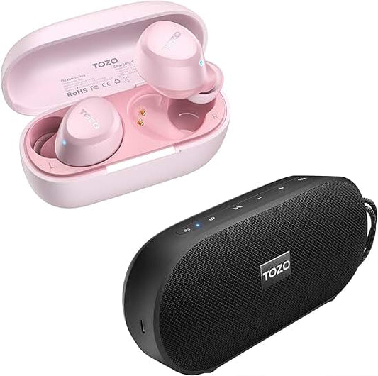 Wireless Earbuds with Bluetooth 5.3 and 20W Stereo Sound