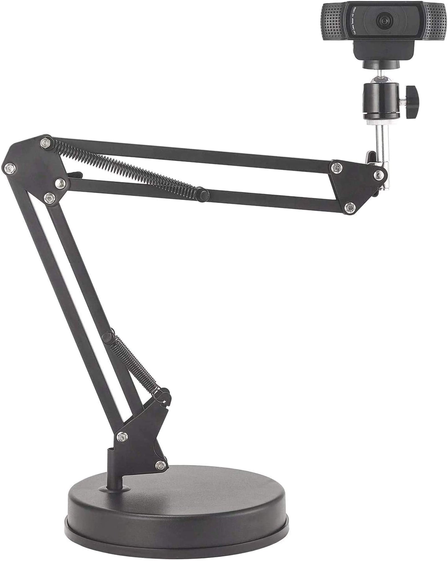 Webcam Stand,Camera Mount 22 inch Suspension Boom Scissor Arm Stand,For Logitech Webcam C925e C922x C922 C930e C930 C920 C615,GoPro Hero 8/7/6/5,Arlo Ultra/Pro/Pro 2/Pro 3/Brio 4K,DSLR Camera