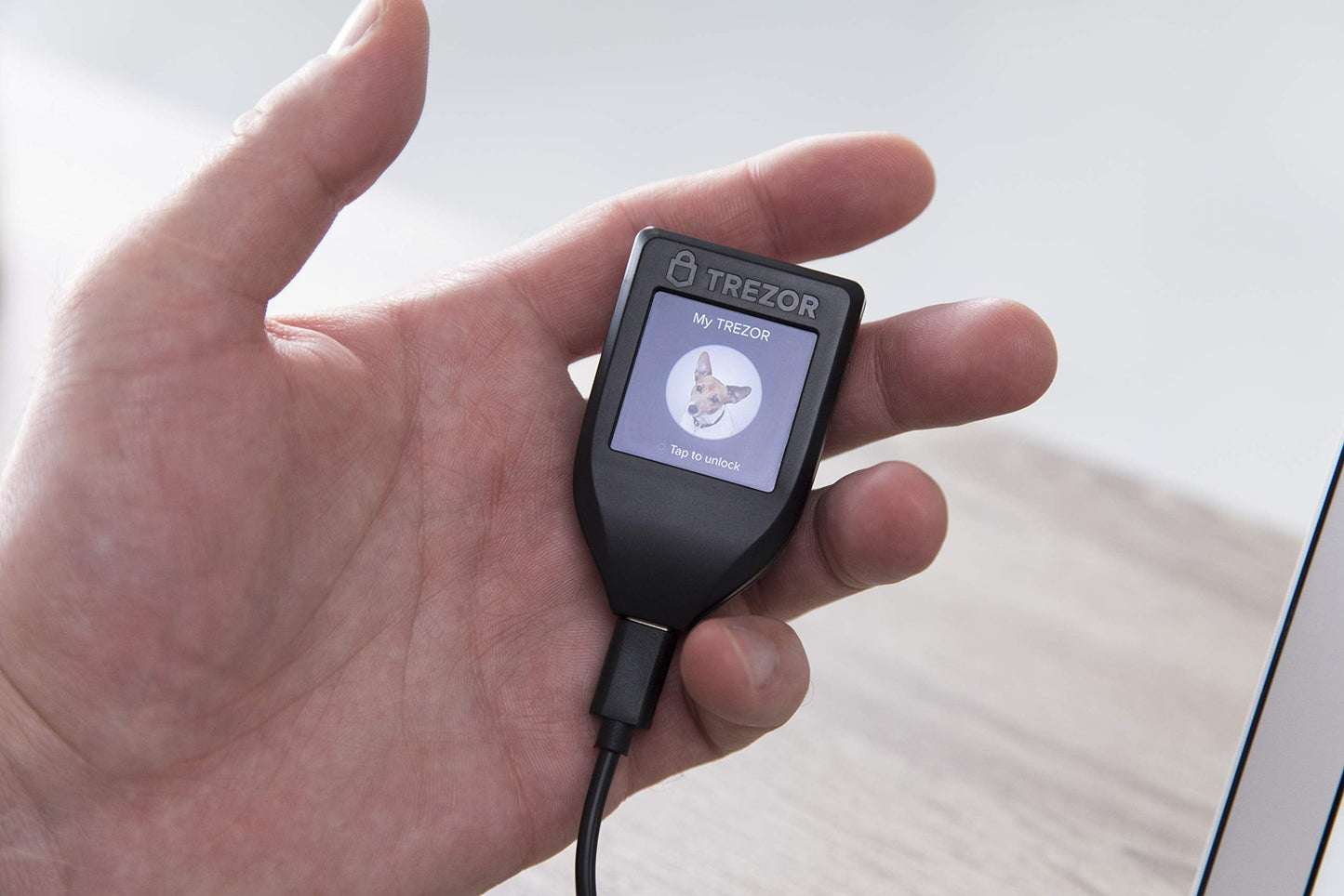 Model T - Next Generation Crypto Hardware Wallet with LCD Color Touchscreen and USB-C, Store your Bitcoin, Ethereum, ERC20 and more with Total Security