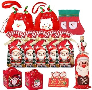 Christmas Gift Bags and Decorations Set with Cards