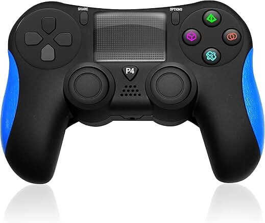 Wireless Game Controller with Vibration and LED Lights