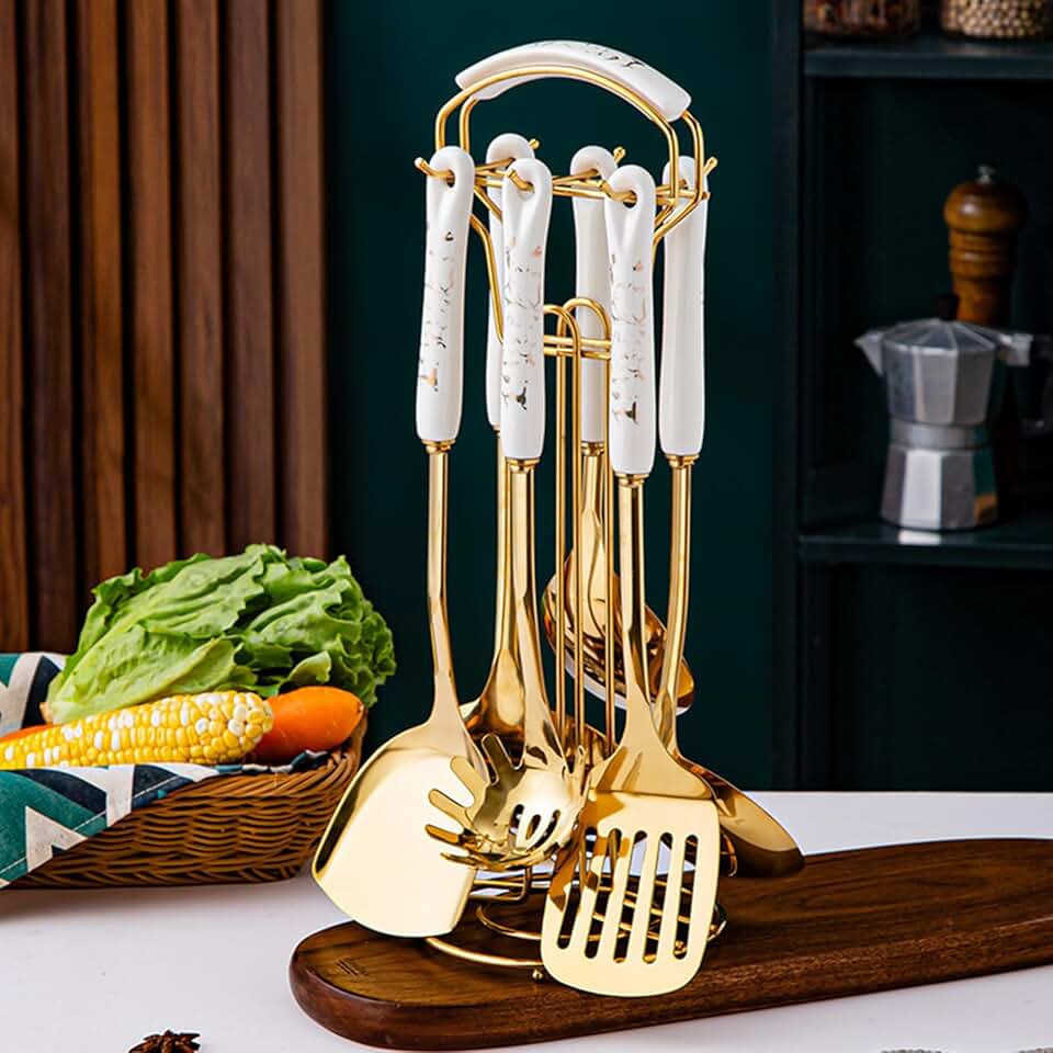 7-Piece Stainless Steel Kitchen Utensil Set