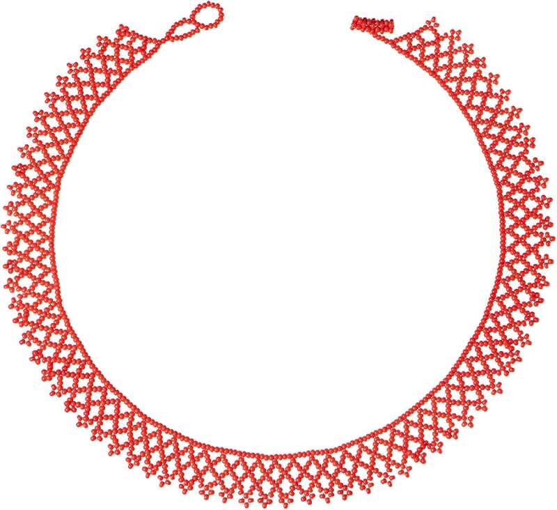 Trendy Beaded Necklace for Women with Seed Beads