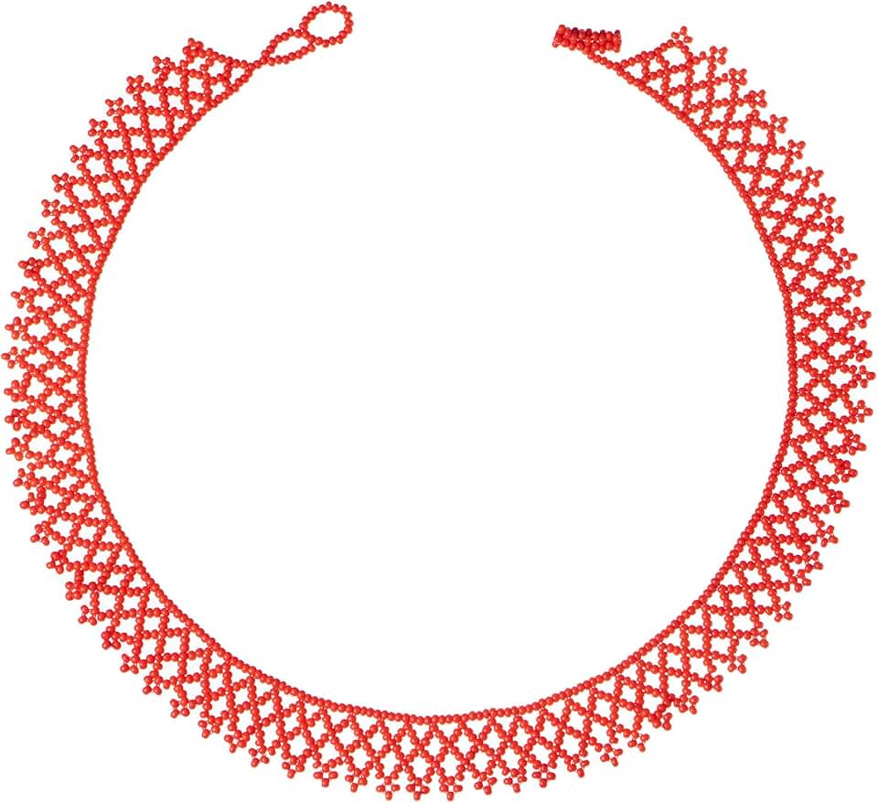 Trendy Beaded Necklace for Women with Seed Beads