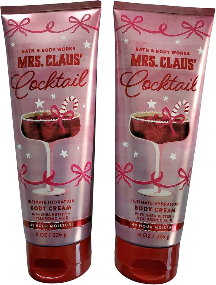 Women's Mrs Claus Hydrating Body Cream, 8 oz, pack of 2